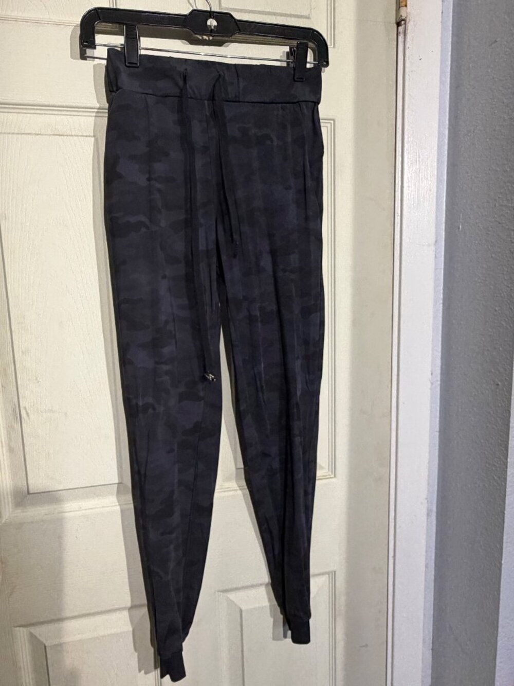 ZYIA Active Black Camo Jogger Pants Drawstring Size Small